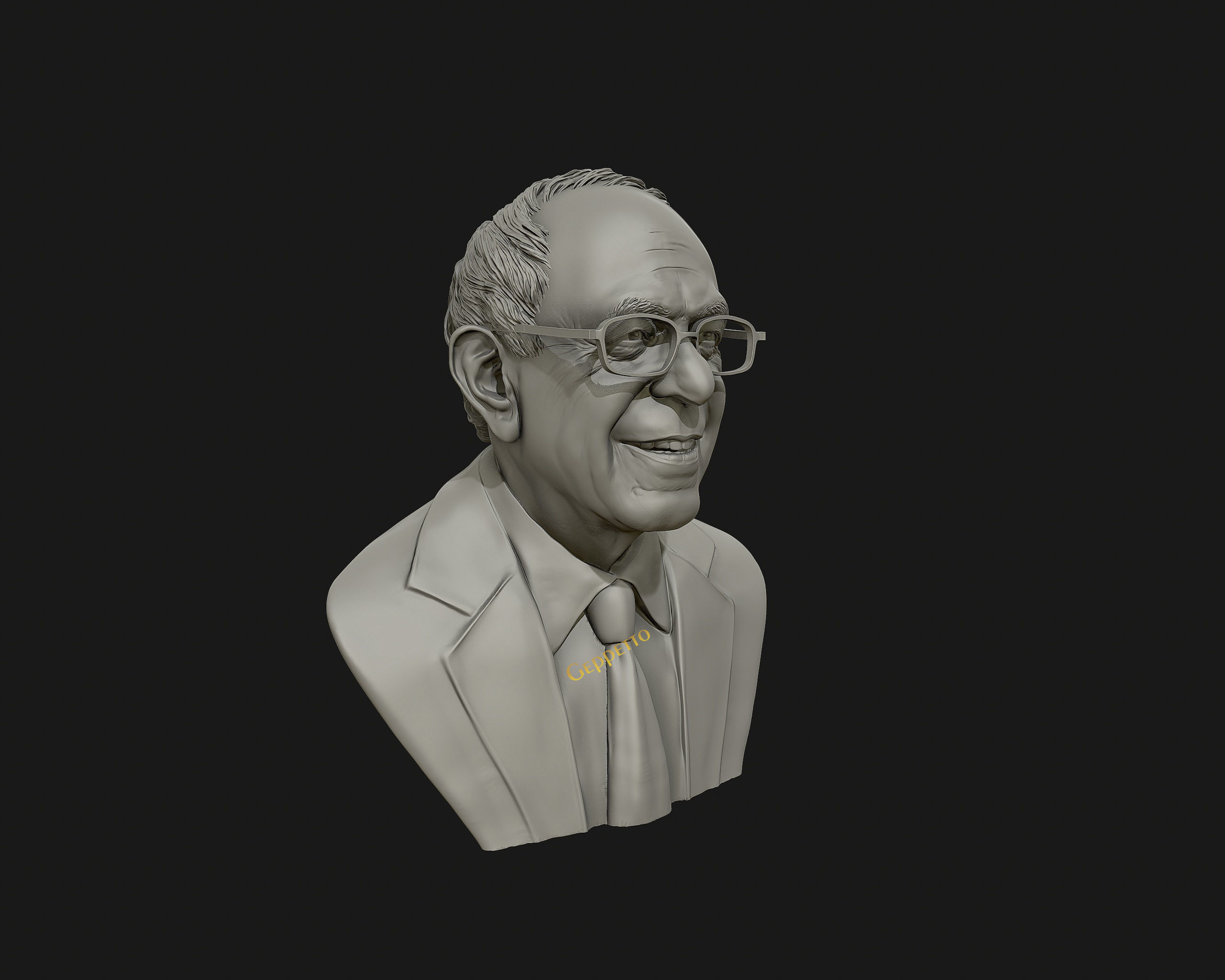 Bernie Sanders 3D sculpture Ready to 3D print 3D print model_13