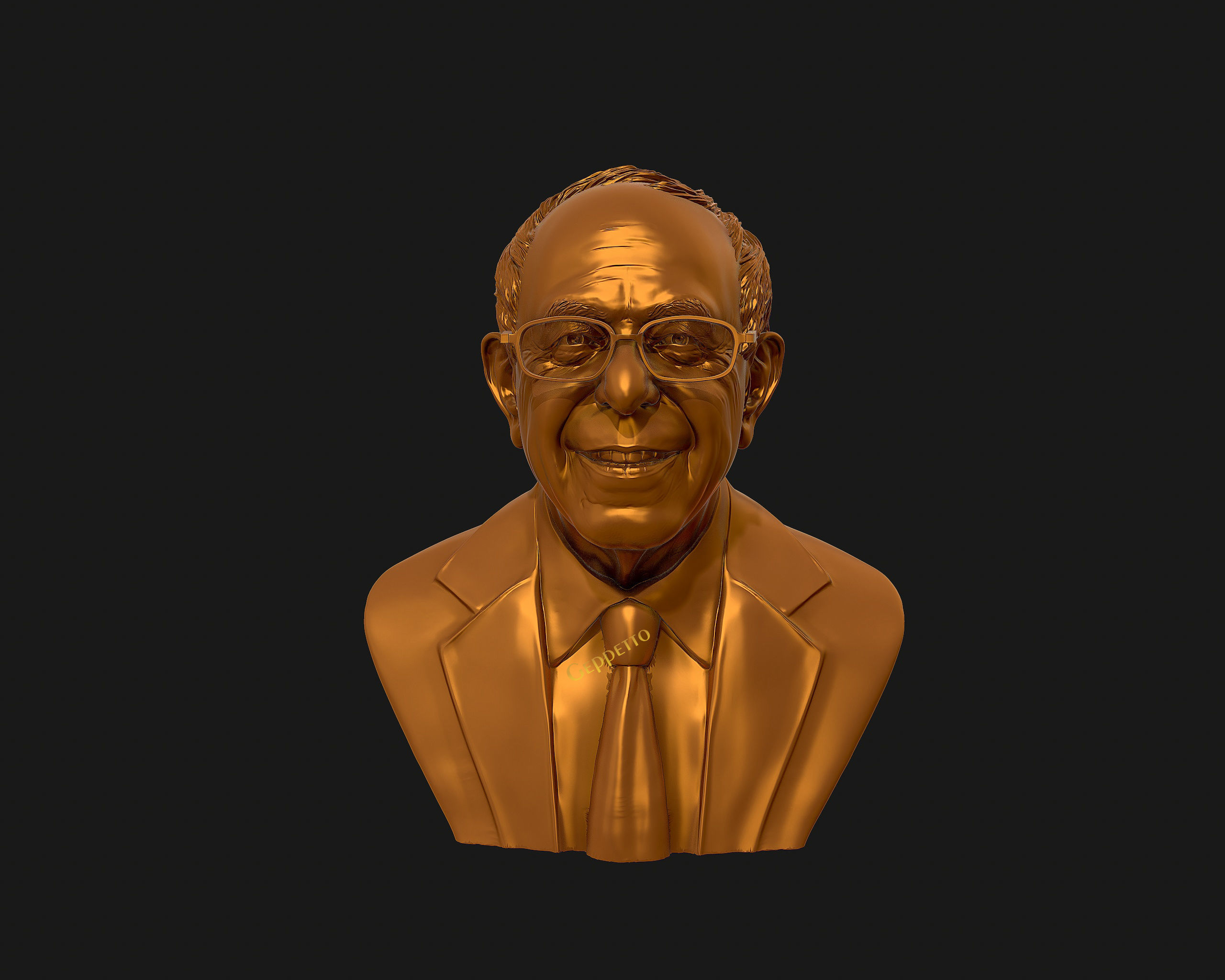 Bernie Sanders 3D sculpture Ready to 3D print 3D print model_28