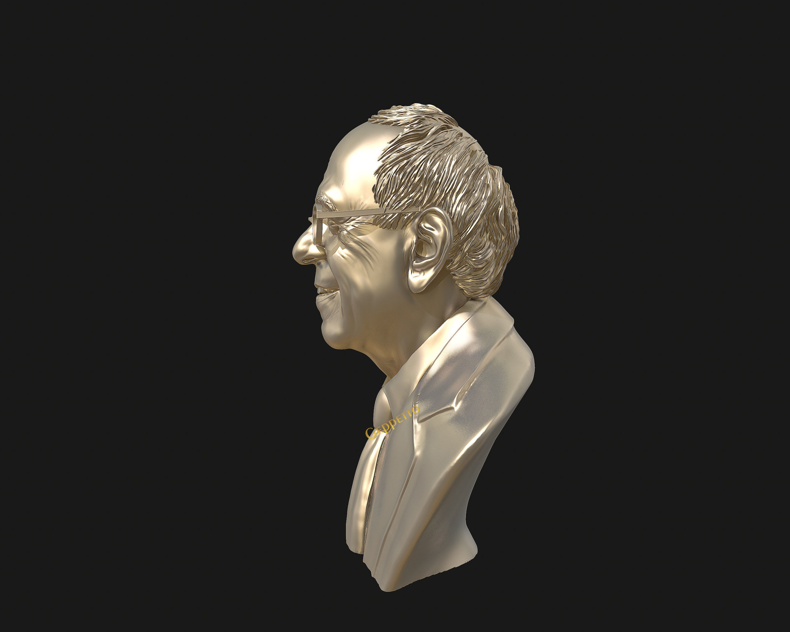 Bernie Sanders 3D sculpture Ready to 3D print 3D print model_22