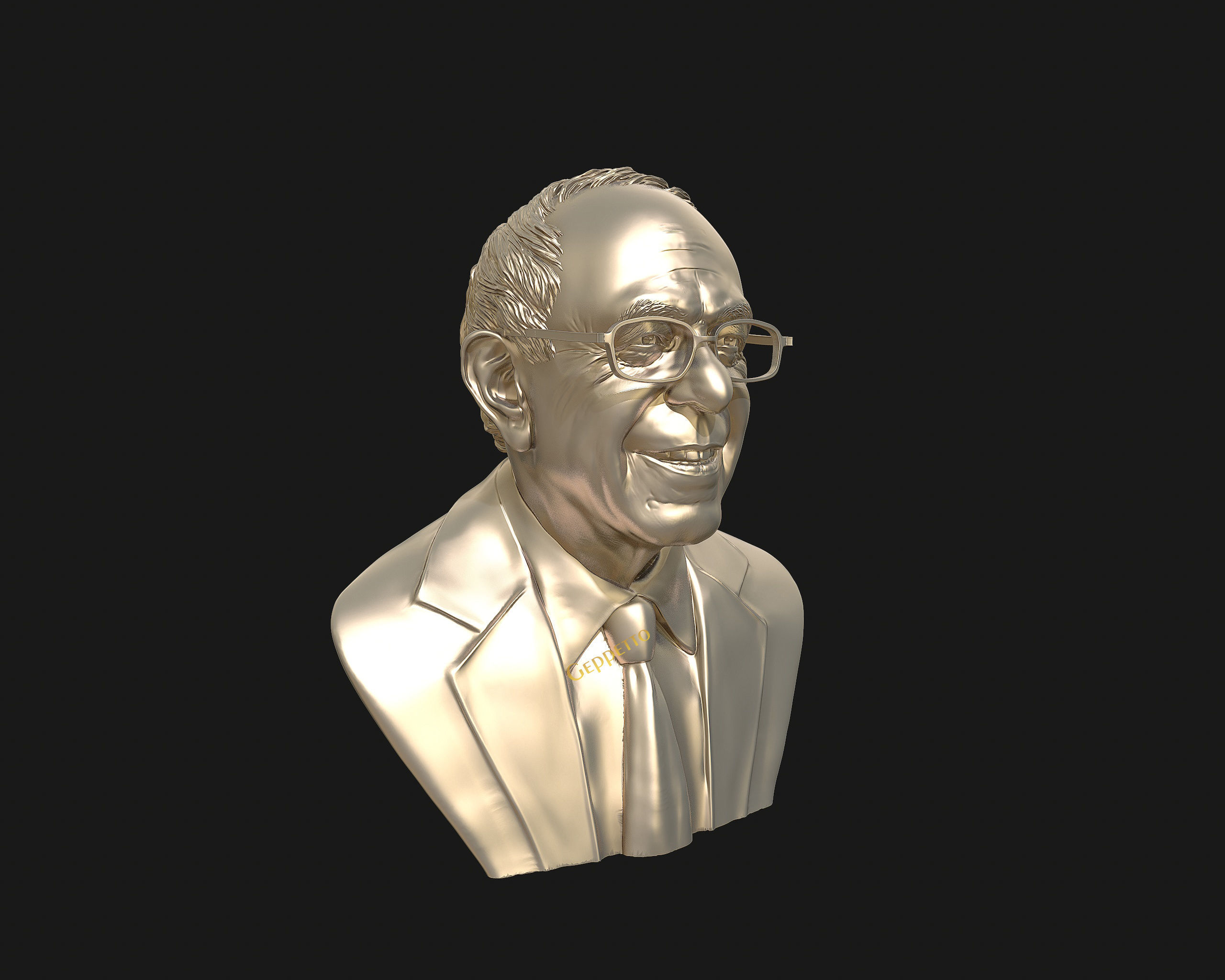 Bernie Sanders 3D sculpture Ready to 3D print 3D print model_26