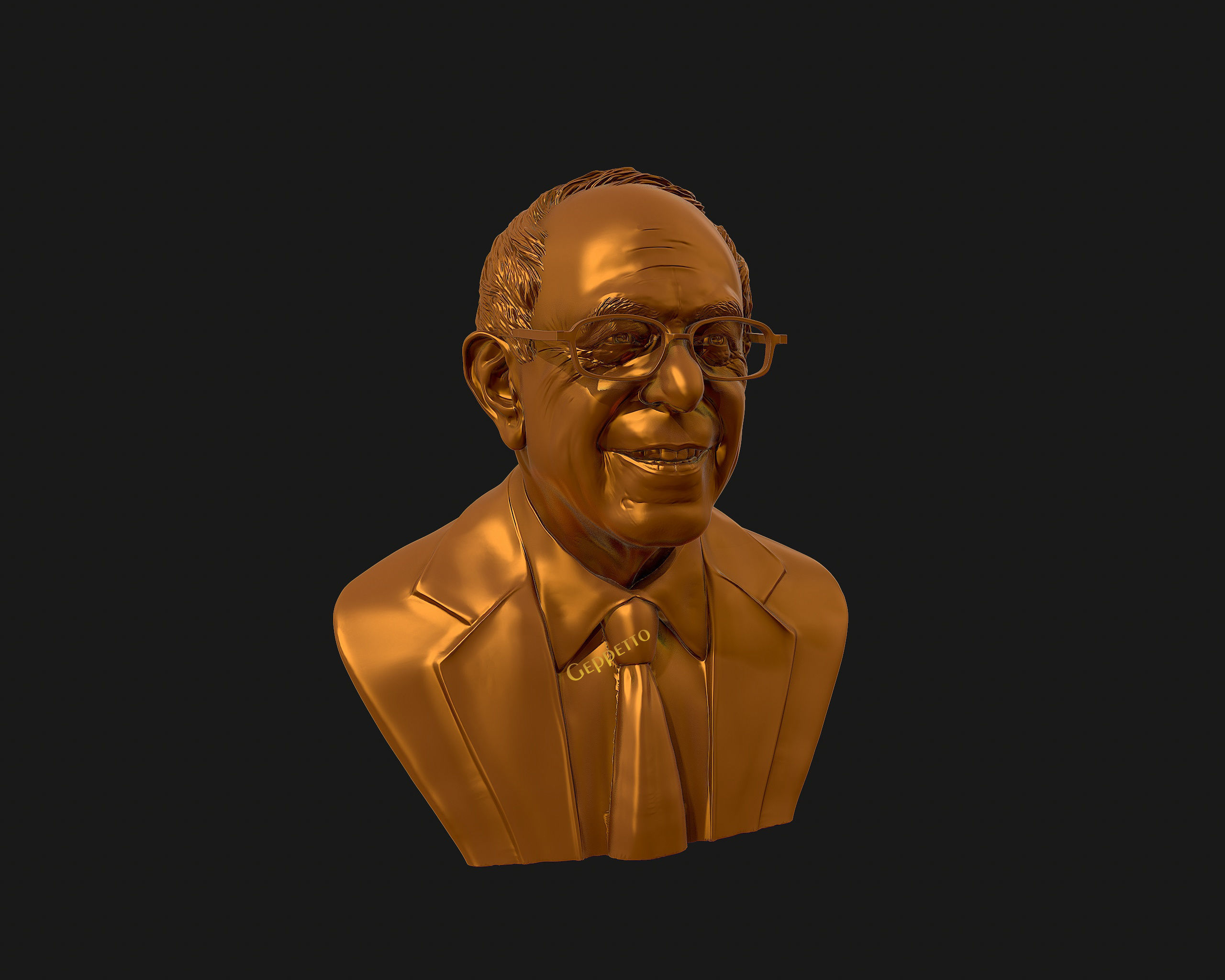 Bernie Sanders 3D sculpture Ready to 3D print 3D print model_32