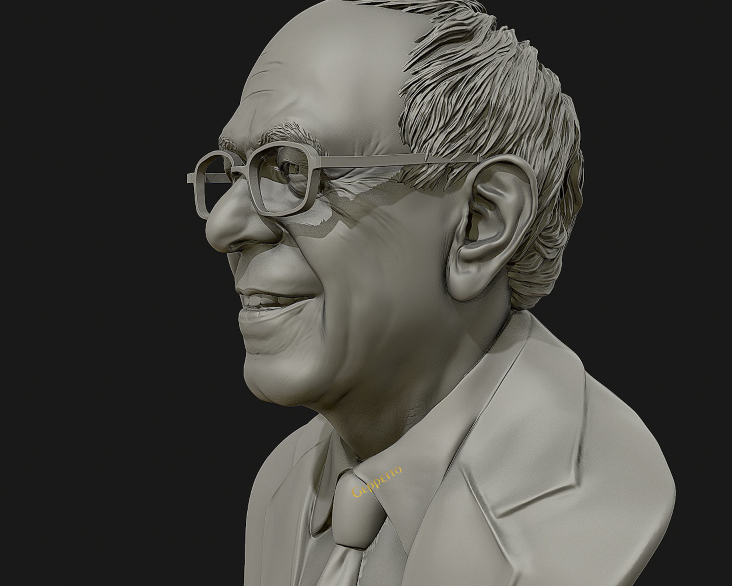 Bernie Sanders 3D sculpture Ready to 3D print 3D print model_3