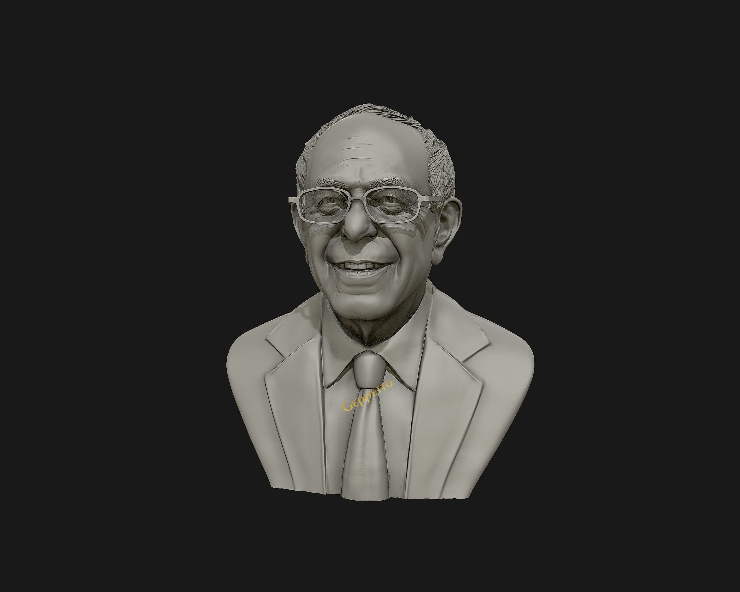 Bernie Sanders 3D sculpture Ready to 3D print 3D print model_5