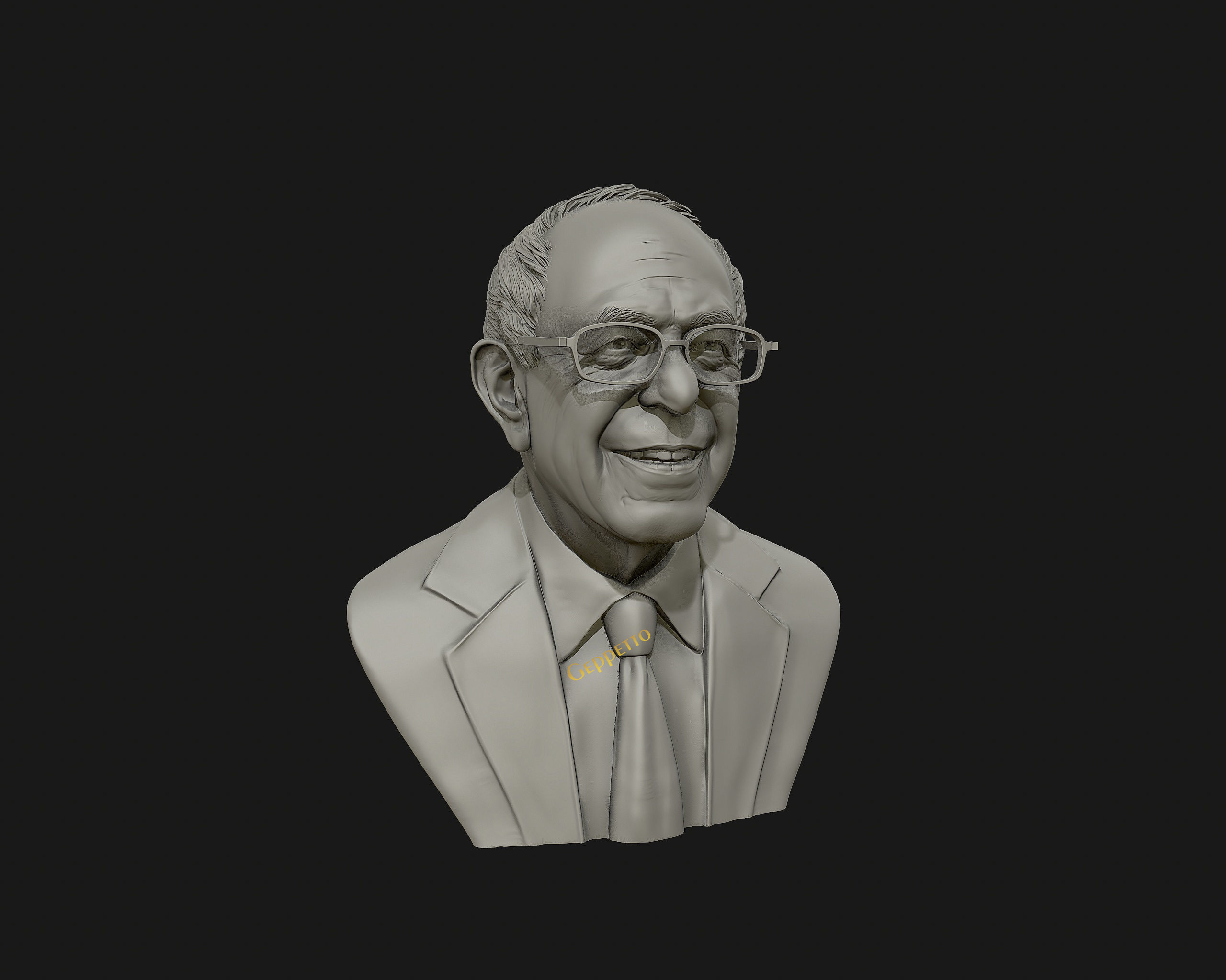 Bernie Sanders 3D sculpture Ready to 3D print 3D print model_14