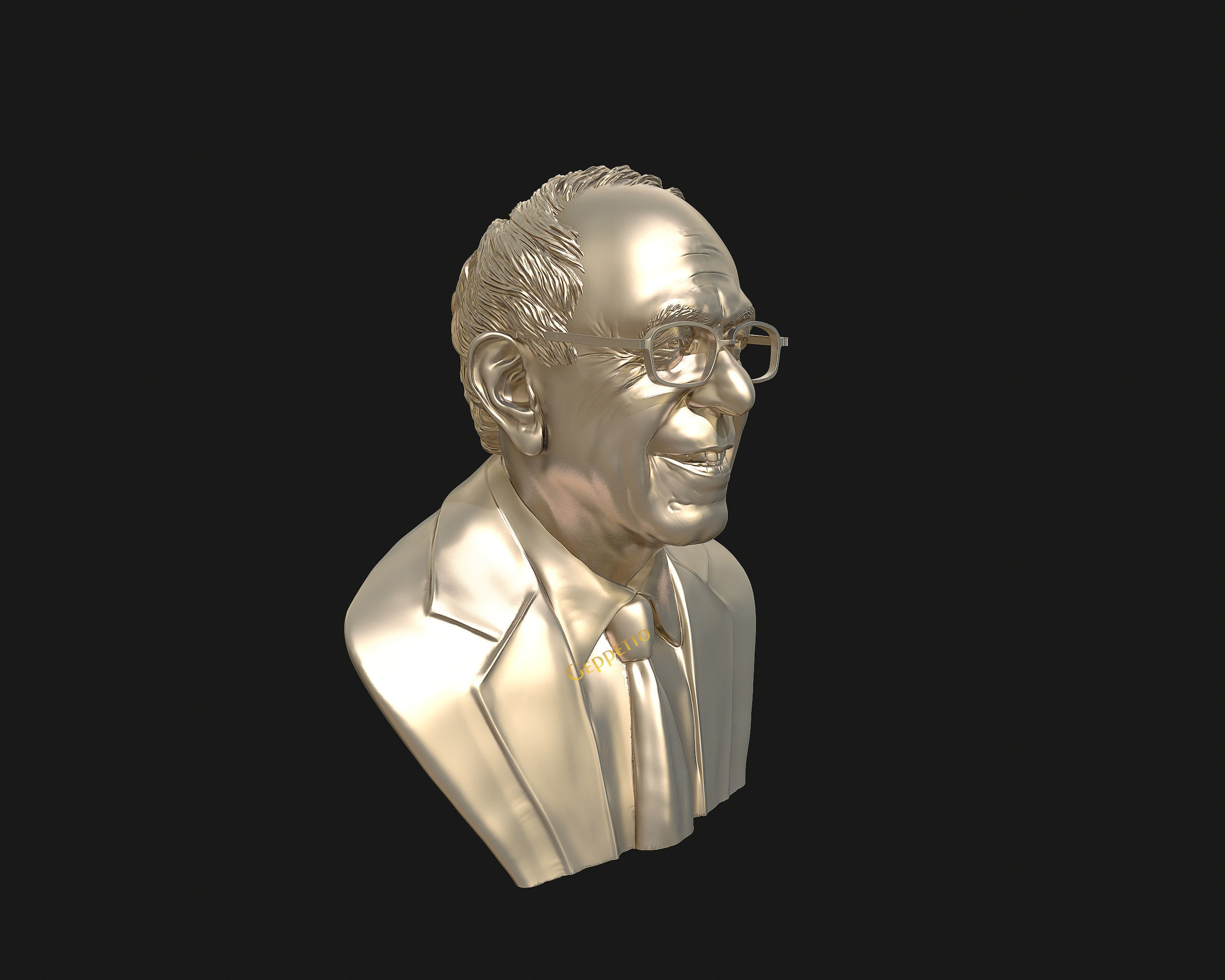 Bernie Sanders 3D sculpture Ready to 3D print 3D print model_25