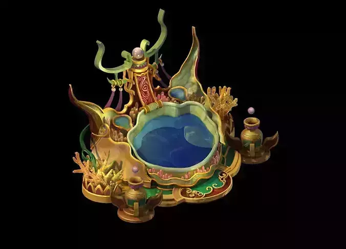 Game Model - Family Objects - Qionghua Snow Mussel