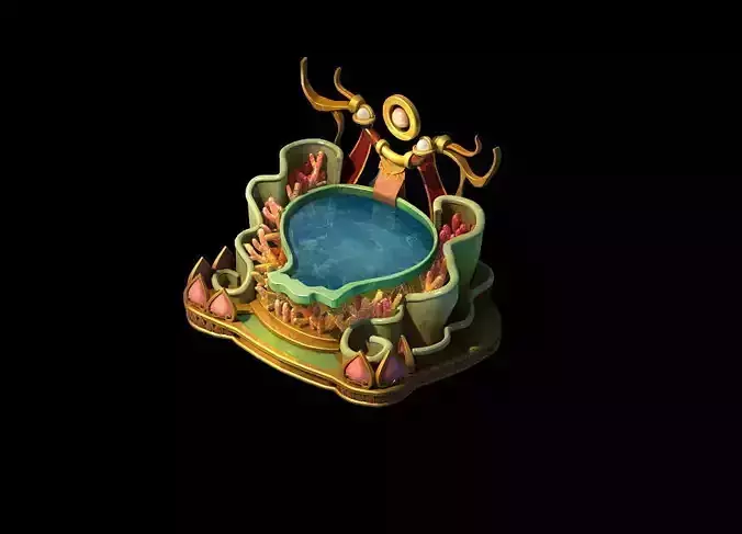 Game Model - Family Objects - Qionghua Snow Mussel