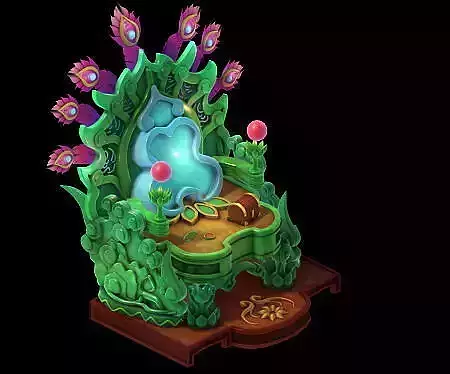 Game Model - Family Objects - Dressing Table - Pai