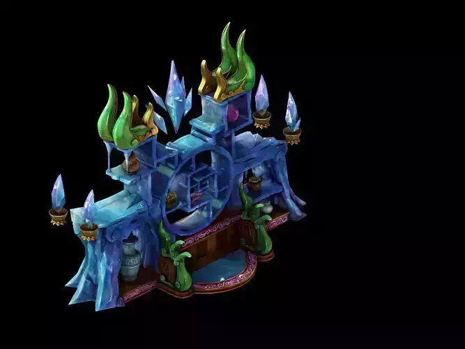 Game Model - Family Objects - Bookshelf