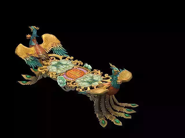 Game model - family objects - Tianjing clouds tabl