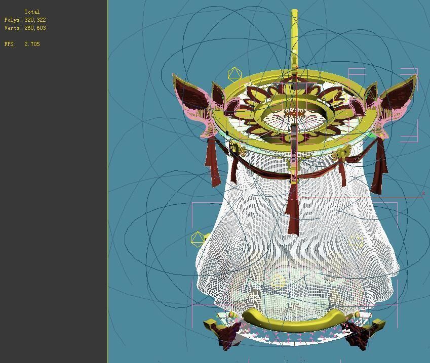 Game Models - Family Objects - Azure Po with 03 3D model_1