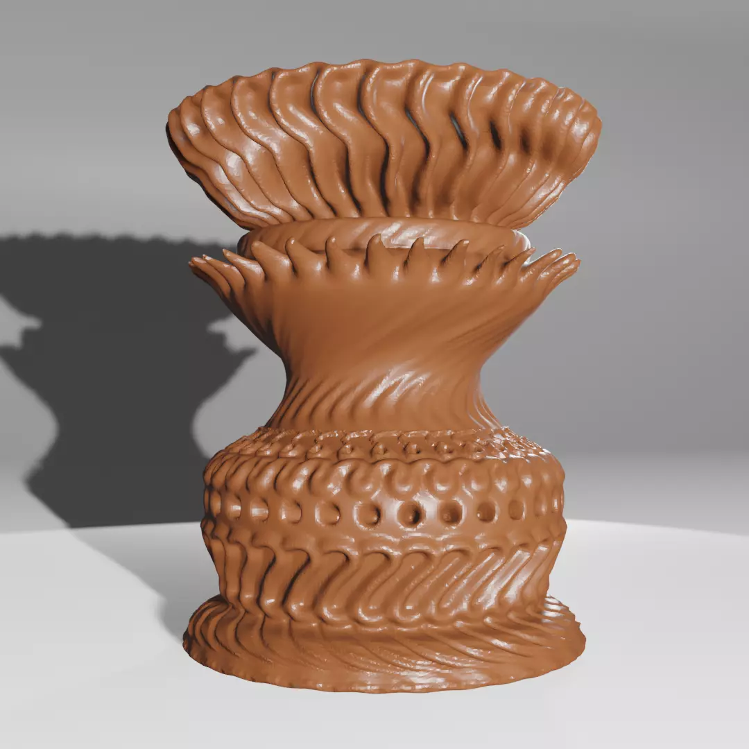 Ornamental Vase designed 3D print model