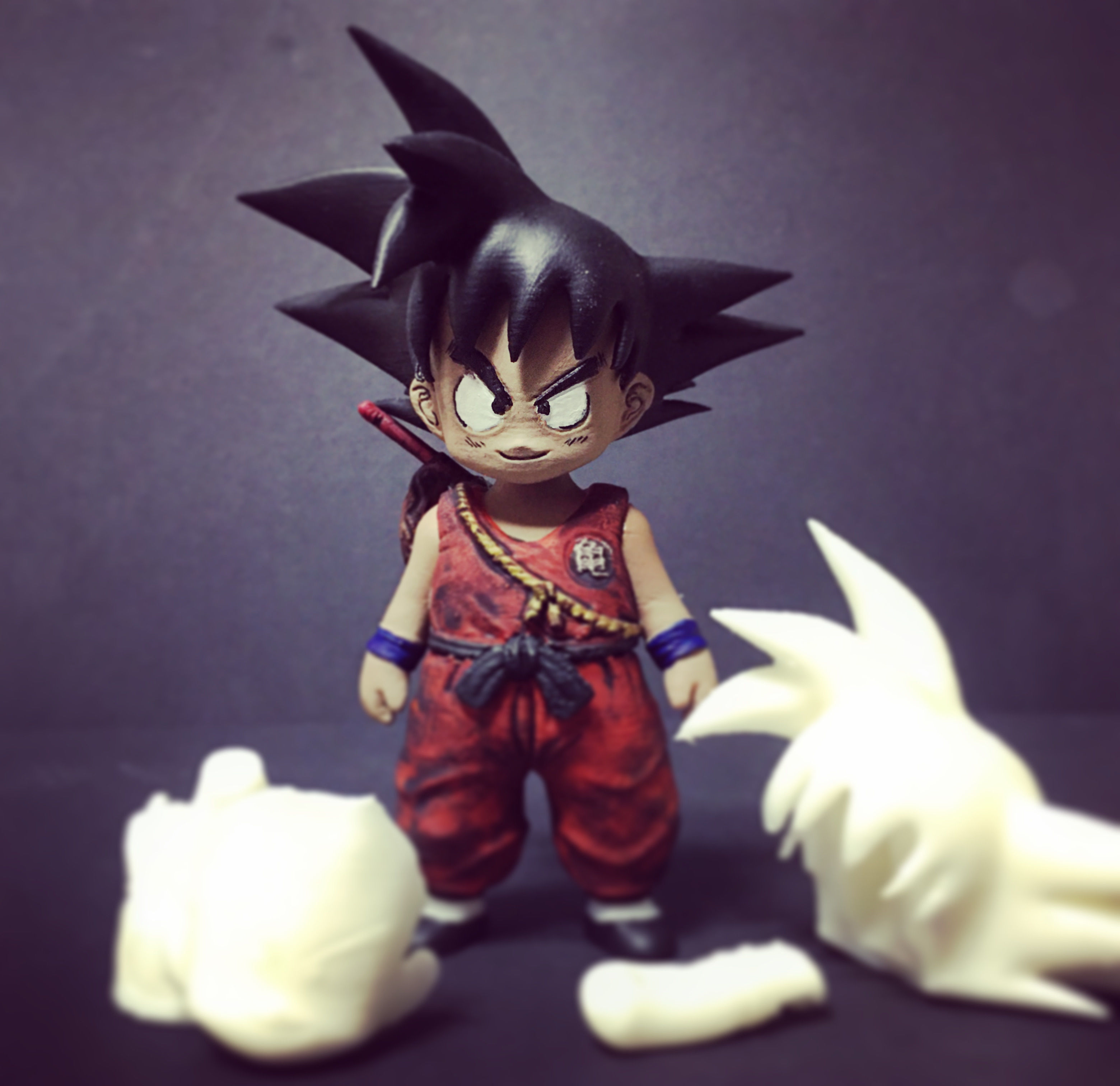 Kid Goku 3D print model_2