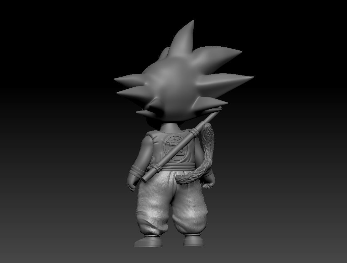 Kid Goku 3D print model_5