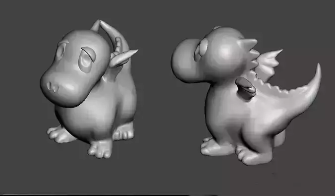 Sweet funny baby Dragon