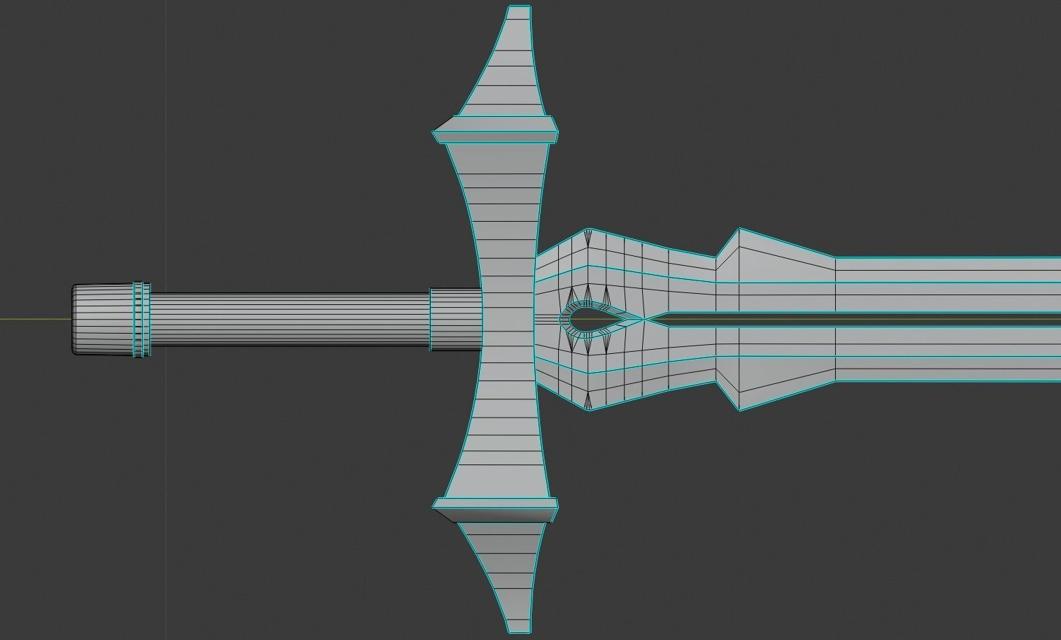 3D Game Asset - Sword Low-poly 3D model_5