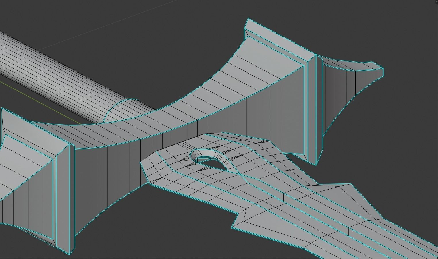 3D Game Asset - Sword Low-poly 3D model_10