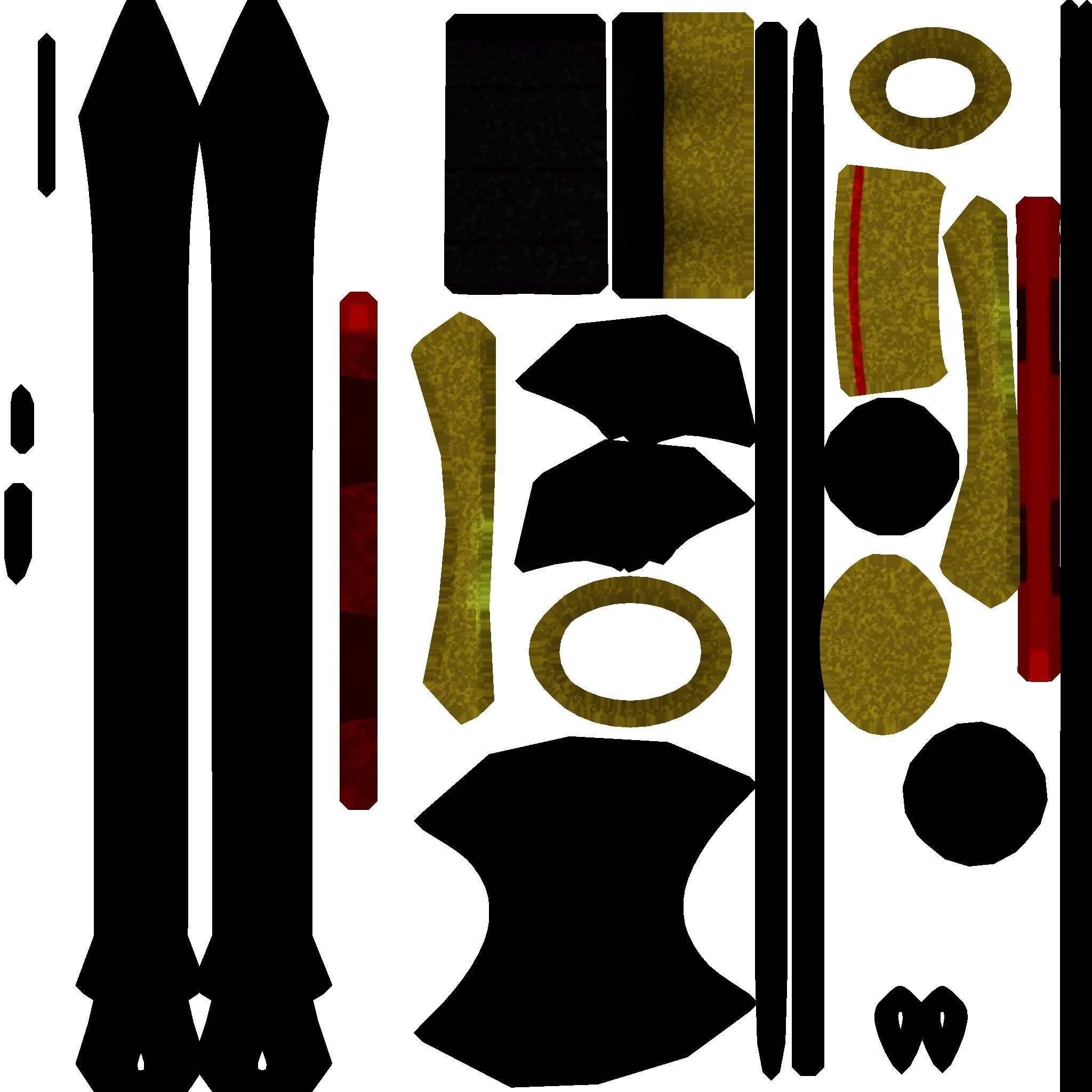 3D Game Asset - Sword Low-poly 3D model_11