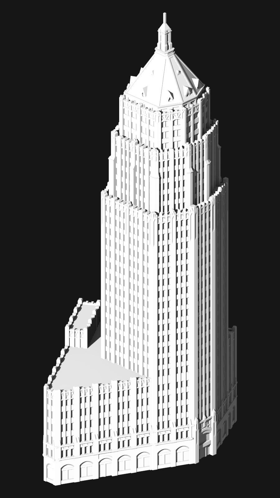 Tower Life Building 3D print model_5