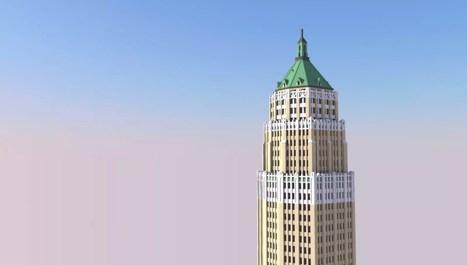 Tower Life Building 3D print model_0