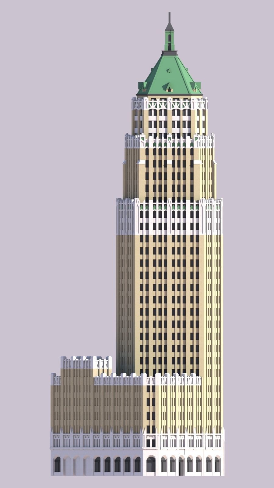 Tower Life Building 3D print model_4