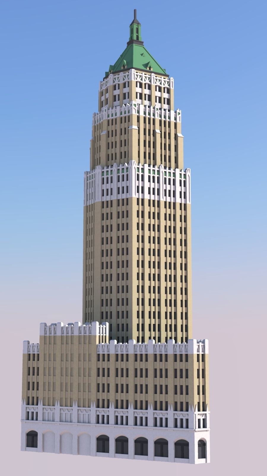 Tower Life Building 3D print model_2