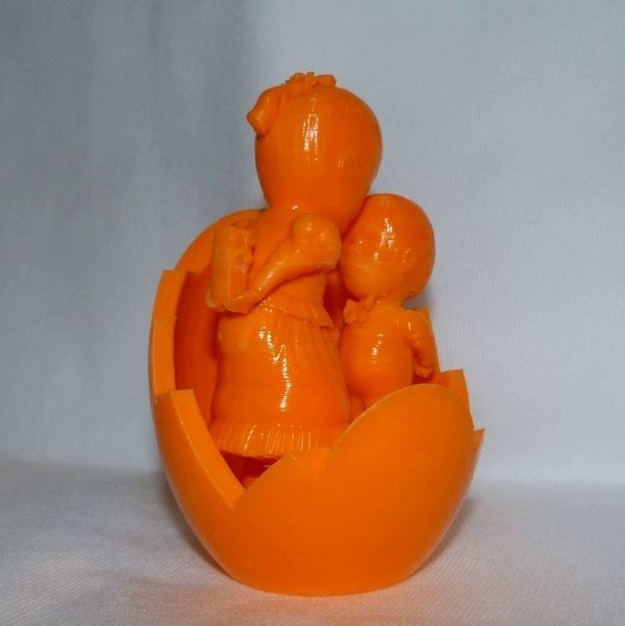 A boy with a girl in the egg 3D print model_13