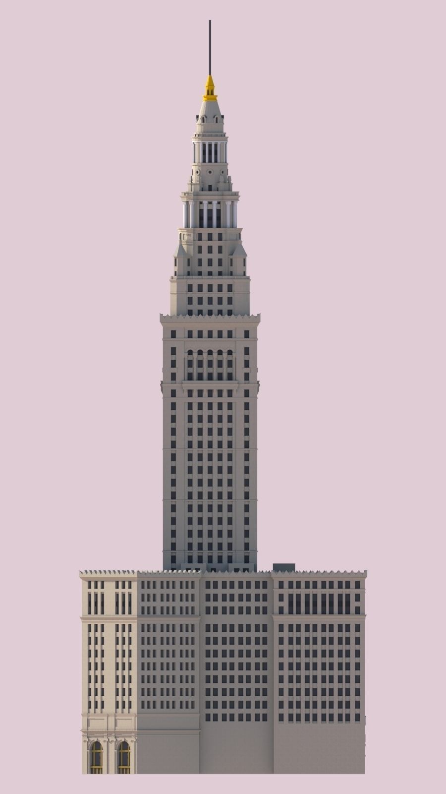 Terminal Tower 3D print model_3