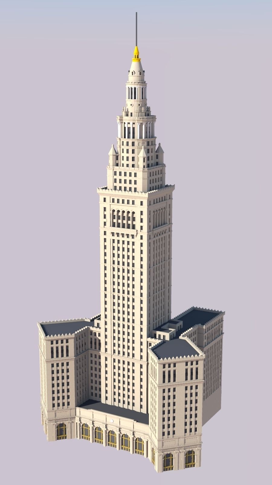Terminal Tower 3D print model_1