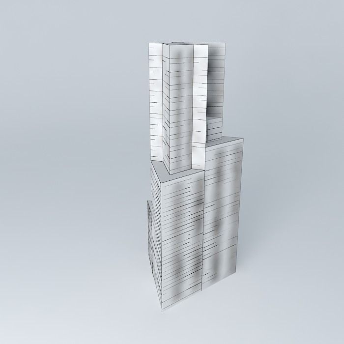Building J2 Free 3D model_3