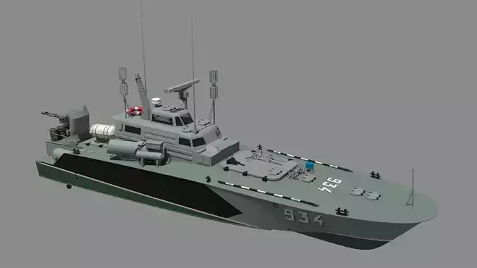 Small speed torpedo boat Project 131 formerly GDR