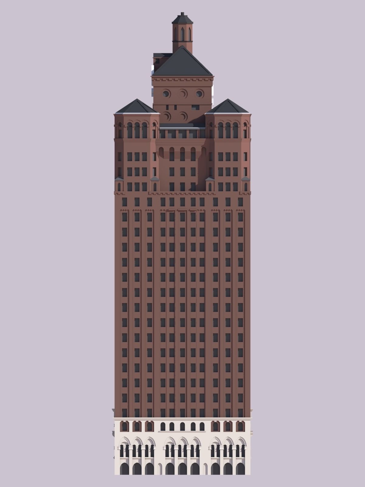 Allerton Hotel 3D print model_4