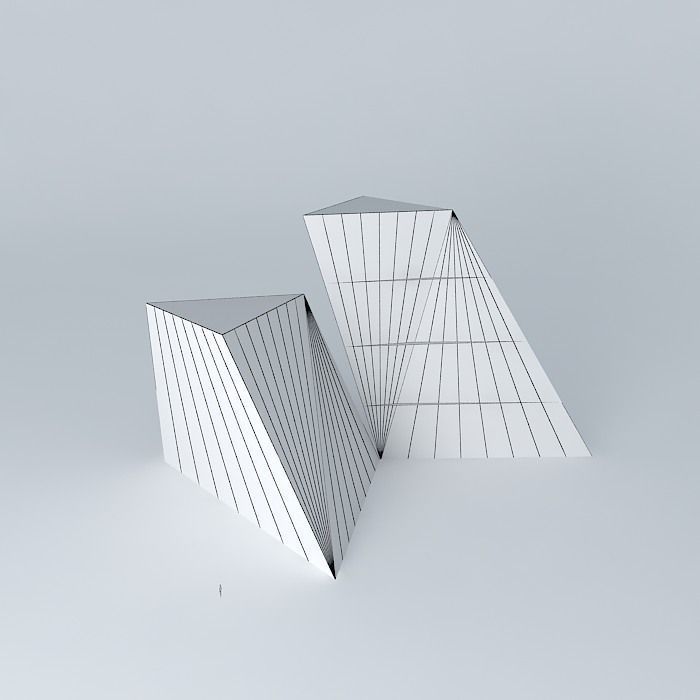 Oficinas Trodsad Free 3D model_3