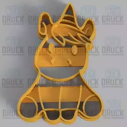 Unicorn - Unicornio Cookie Cutter