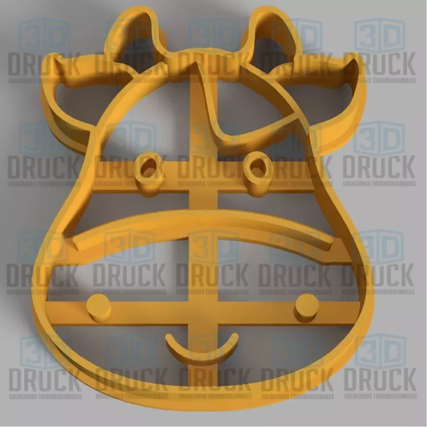 Cow - Vaca Cookie Cutter 3D print model