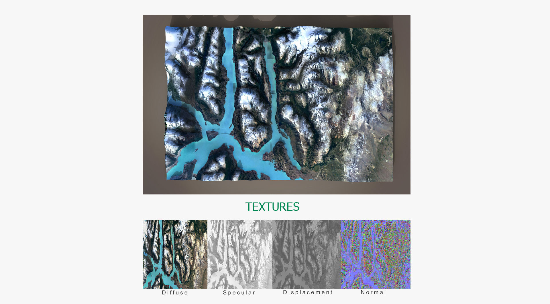 Mountain landscape 3D model_7