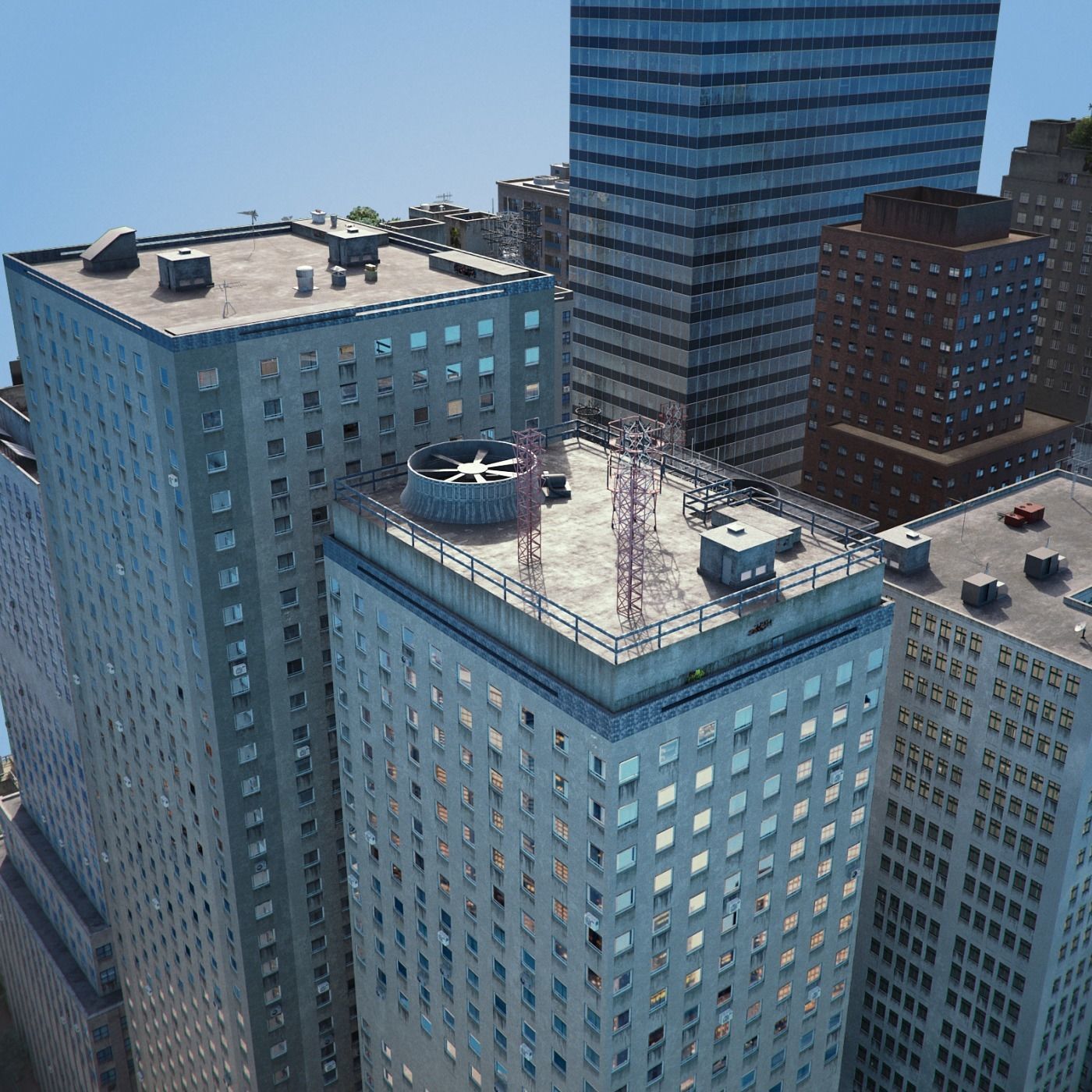 City District C7-C20 3D model_9