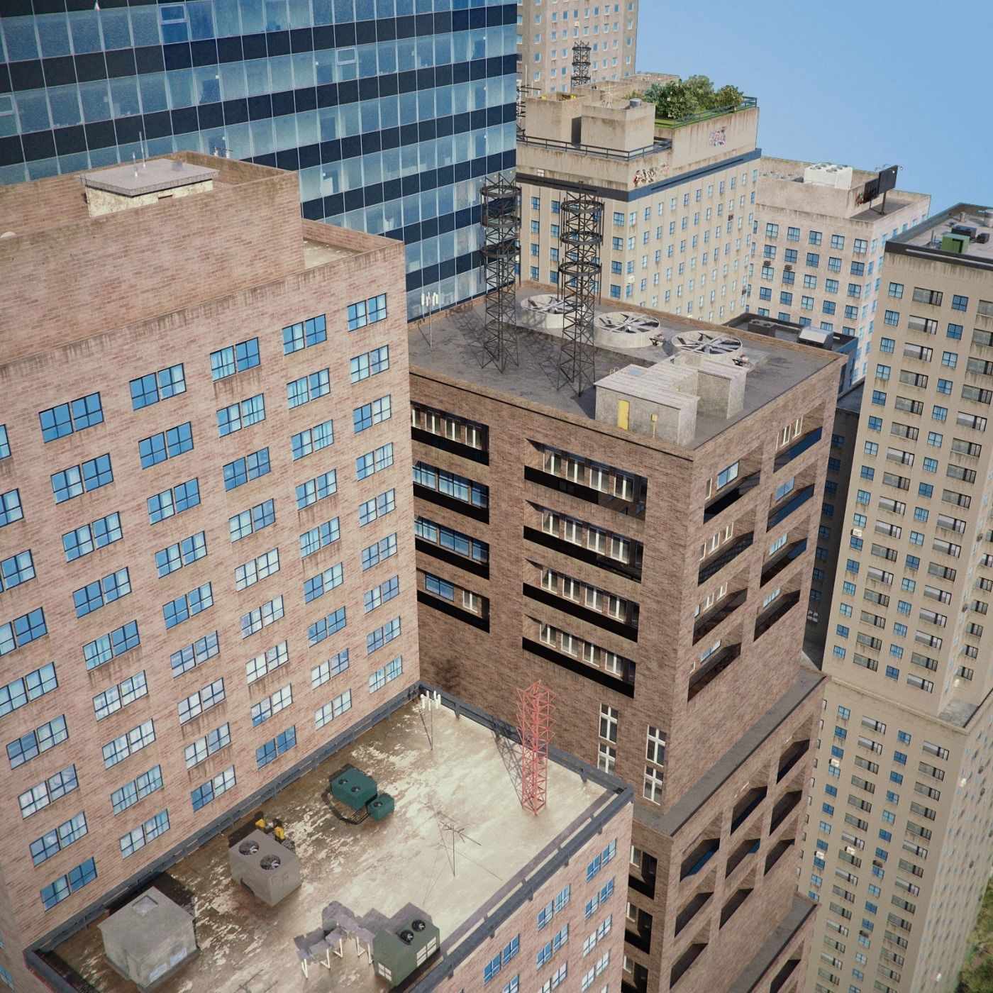 City District C7-C20 3D model_11