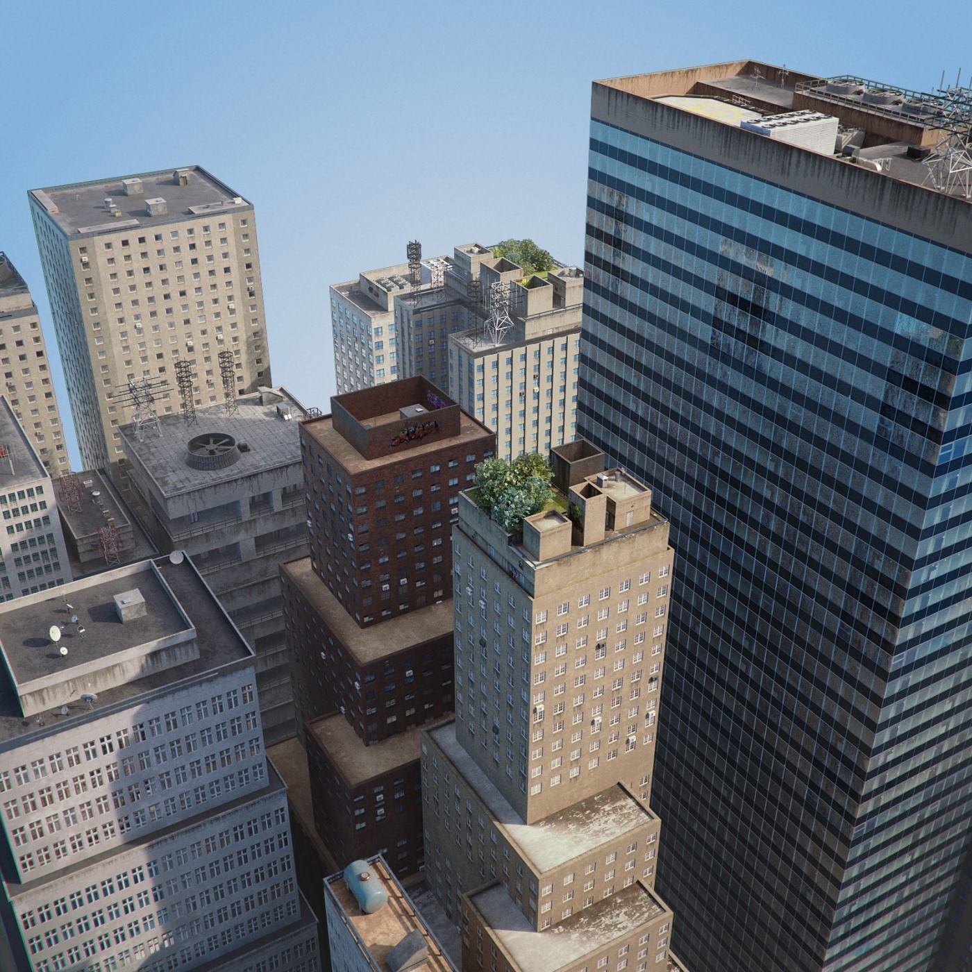 City District C7-C20 3D model_10