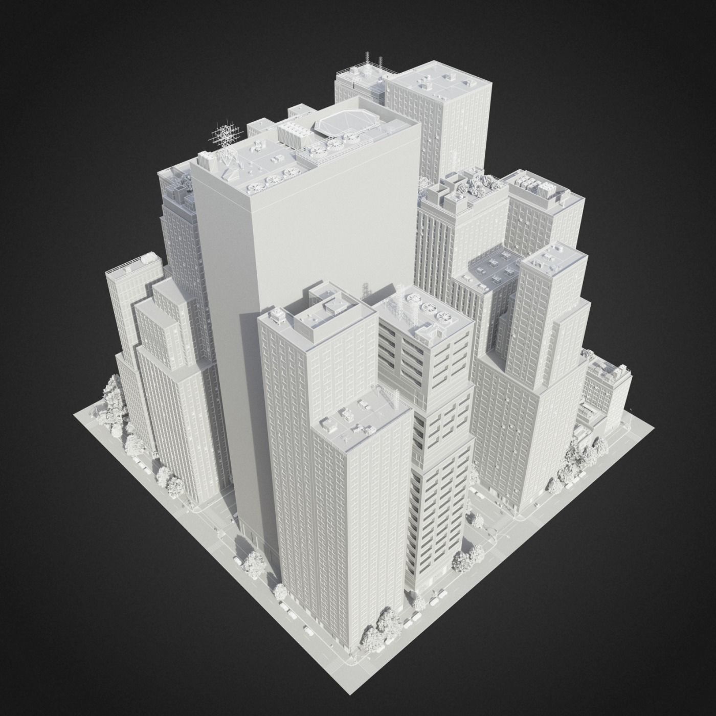 City District C7-C20 3D model_13