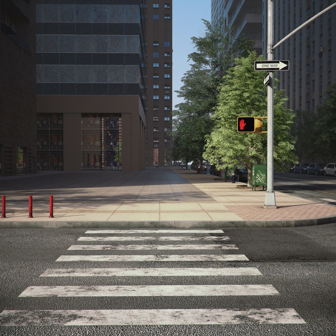 City District C7-C20 3D model_6