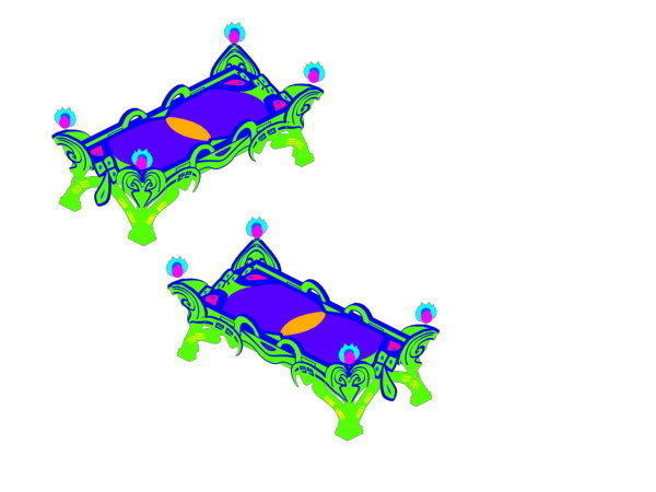 Game Model - Family Objects - Fairy Table 2 3D model_2