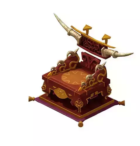 Game Model - Family Objects - Blood Lingzhi Throne 3D model