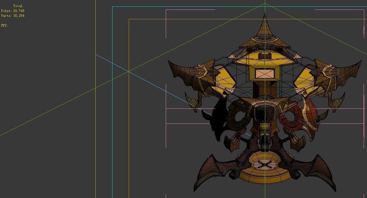 Game Model - Family Objects - Nether Jigsaw Table 3D model_1