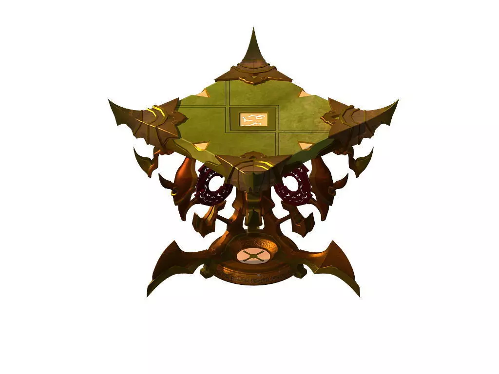 Game Model - Family Objects - Nether Jigsaw Table 3D model_0