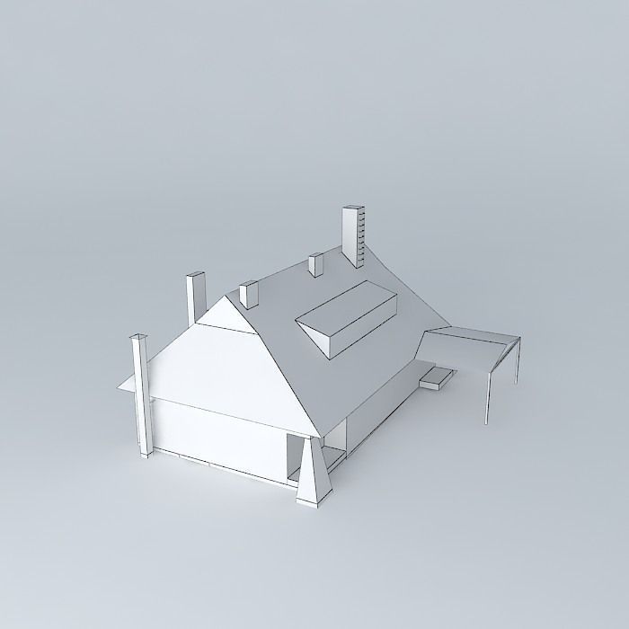 Bakery GS Peasant Self-Help Plzen Free 3D model_4