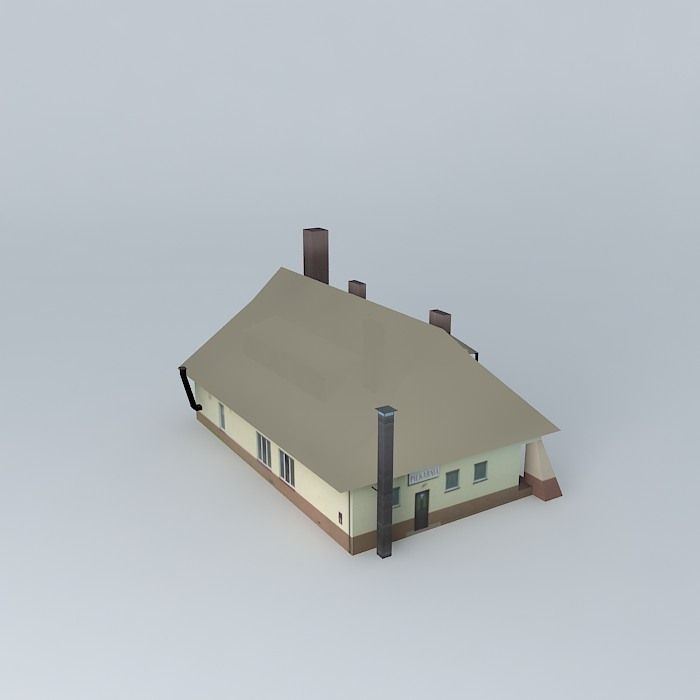 Bakery GS Peasant Self-Help Plzen Free 3D model_2