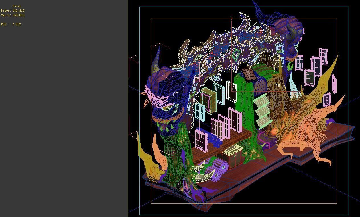 Game Model - Family Objects - Zijin Lighthouse Boo 3D model_2