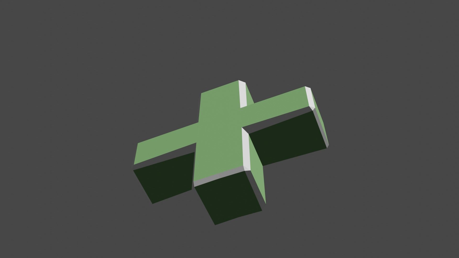 Health Icon 3D model low poly Low-poly 3D model_2