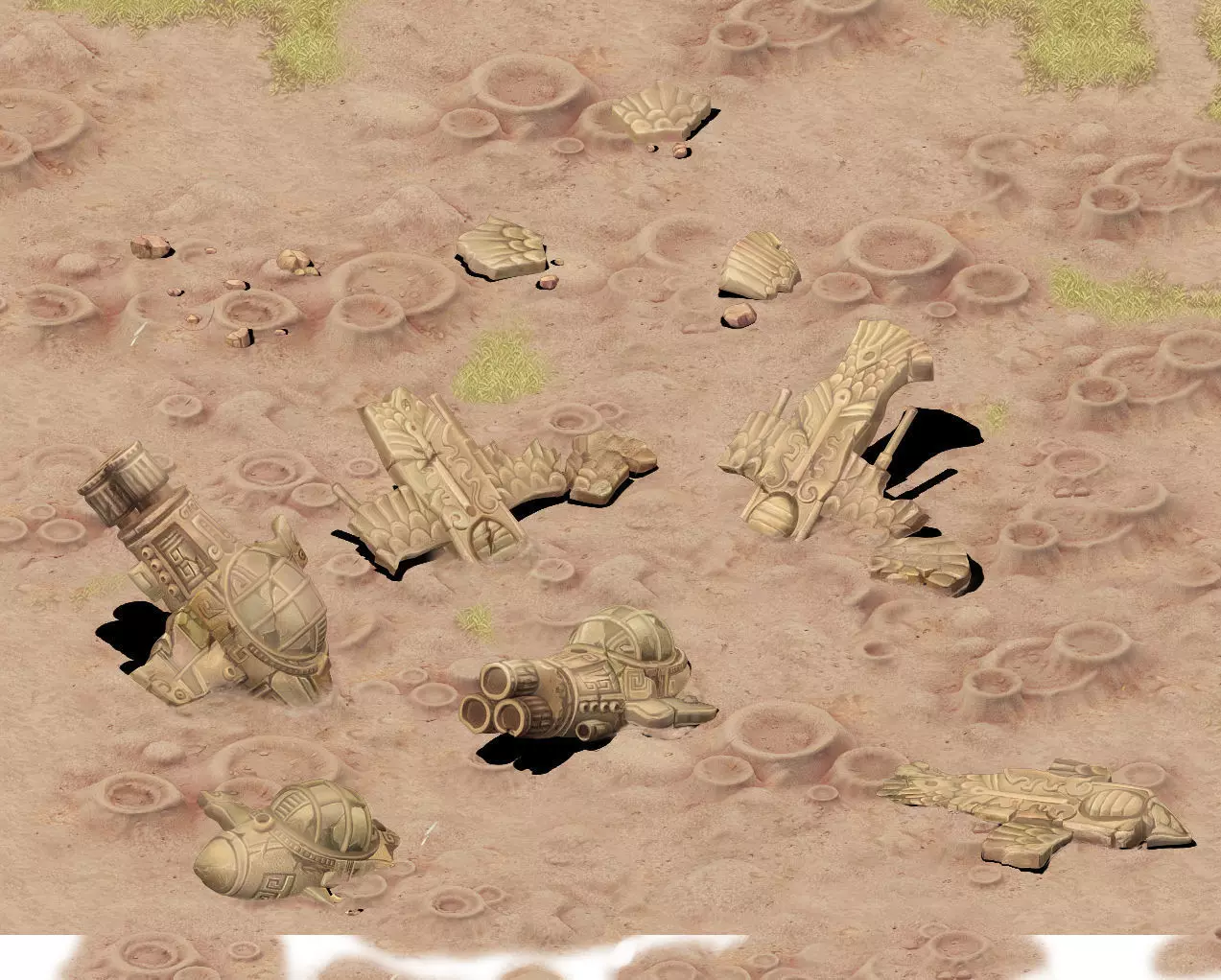 Cartoon version - UFO 3D model_0